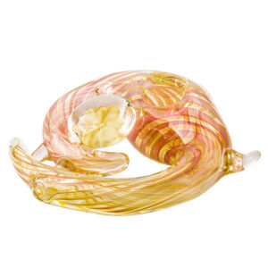 Twisted Stripe Round Glass Spoon Hand Pipe | For Sale | Free NZ Shipping
