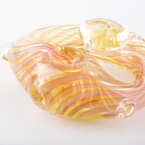 Twisted Stripe Round Glass Spoon Hand Pipe | For Sale | Free NZ Shipping