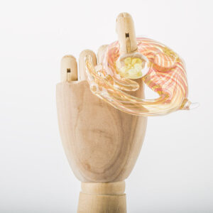 Twisted Stripe Round Glass Spoon Hand Pipe | For Sale | Free NZ Shipping