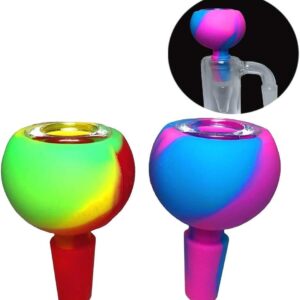 Two-Color Silicone Colorful Bubble Carb Cap For Sale | Free NZ Shipping