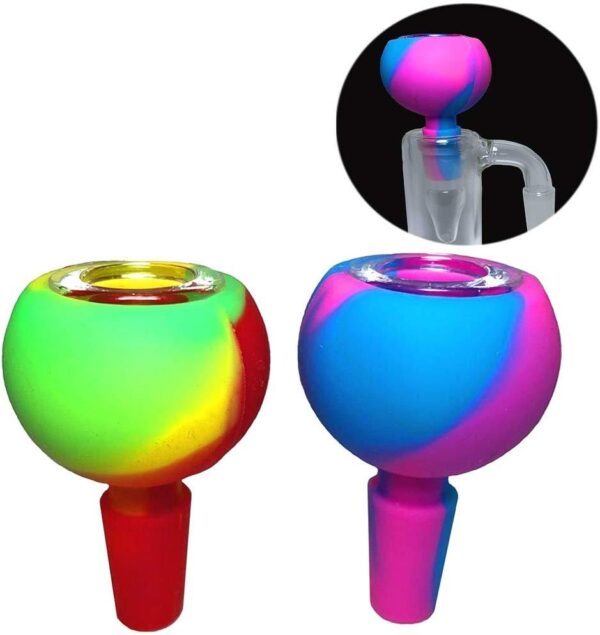 Two-Color Silicone Colorful Bubble Carb Cap For Sale | Free NZ Shipping