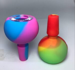 Two-Color Silicone Colorful Bubble Carb Cap For Sale | Free NZ Shipping