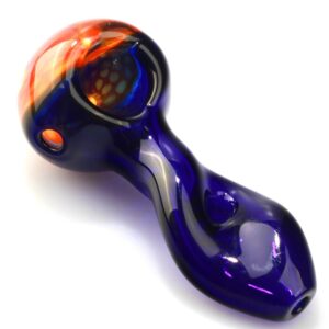 Two Tone Skinny Glass Pipe/Weed Bowls | Pipes For Sale | Free NZ Shipping