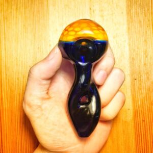 Two Tone Skinny Glass Pipe/Weed Bowls | Pipes For Sale | Free NZ Shipping