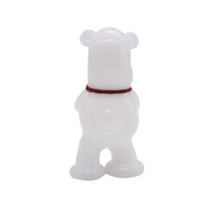 White Bear Novelty Glass Pipe | Weed Bowls For Sale | Free NZ Shipping