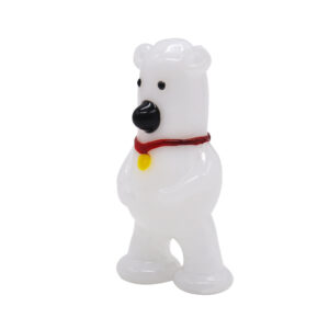 White Bear Novelty Glass Pipe | Weed Bowls For Sale | Free NZ Shipping
