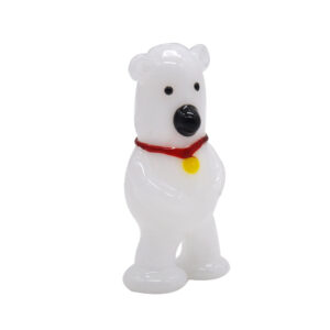 White Bear Novelty Glass Pipe | Weed Bowls For Sale | Free NZ Shipping