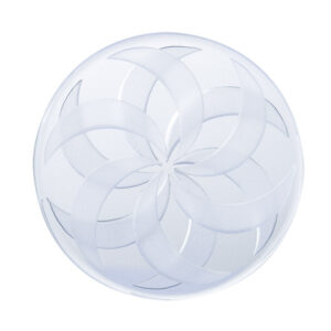 White Vortex Quartz Channel Cap 40mm | For Sale | Free NZ Shipping
