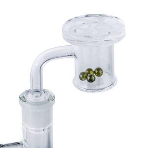 White Vortex Quartz Channel Cap 40mm | For Sale | Free NZ Shipping