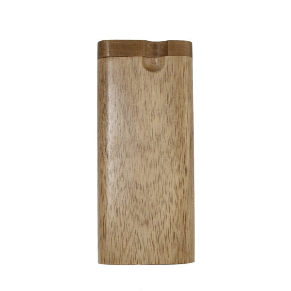 Wooden Dugout W Cigarette Shape One Hitter Pipe  Free NZ Shipping