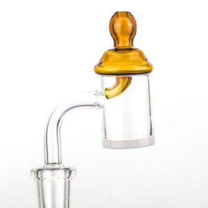 Yellow Glass Dab Carb Cap For Sale  For Quartz Banger  Free NZ Shipping