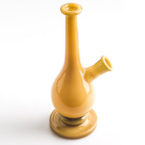 Yellow Glossy Glass Beaker Bong  Water Pipes For Sale  Free NZ Shipping