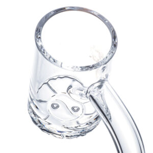 Yinyang Pattern Base Quartz Banger - Novelty Dab Nails For Sale - Puffing Bird - Online Headshop - Free NZ Shipping