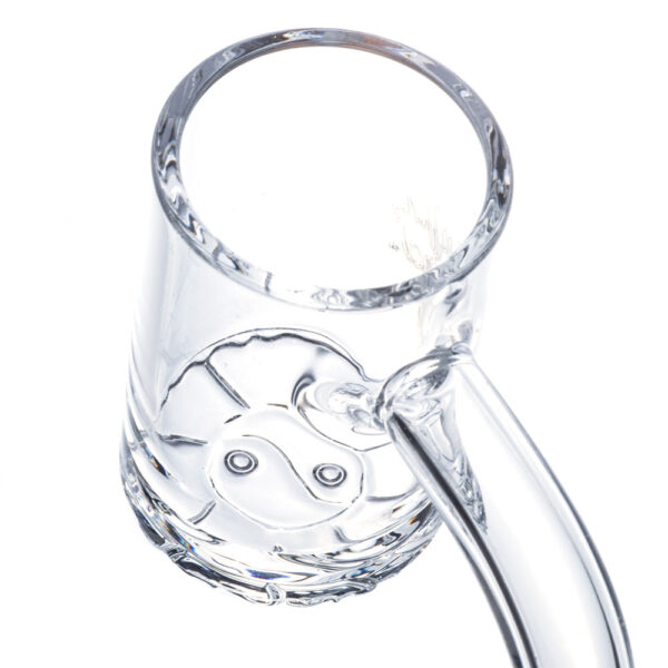 Yinyang Pattern Base Quartz Banger - Novelty Dab Nails For Sale - Puffing Bird - Online Headshop - Free NZ Shipping