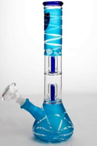 12″ infyniti double shower head beaker Bong