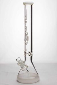 18" Genie Colored Bottom Water Bong | Best Glass Bongs | Free NZ Shipping