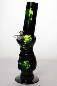 12" Acrylic Black Water Pipe | Best Bongs Online | Free NZ Shipping