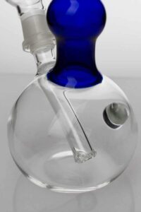 7″ 2-in-1 Blue glass water bubbler