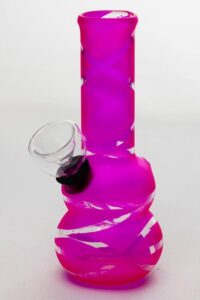 5″ color glass mini water bong