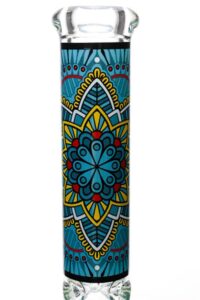 14" Geometric Heavy Glass Beaker Water Bong For Sale | Free NZ Shipping