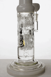 12″ genie glass 10-arm water recycled bong
