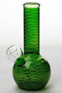 6″ glass water bong
