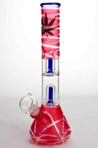 12″ infyniti double shower head beaker Bong