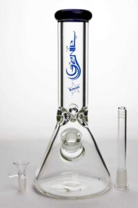 12″ genie 9 mm Classic beaker glass water bong