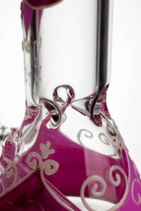 13" Luminous Flower Beaker Bong | Glass Bongs For Sale | Free NZ Shipping