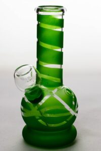 6″ glass water bong