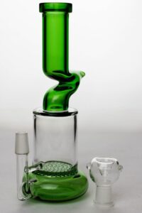 8″ honeycomb flat diffused kink bubbler