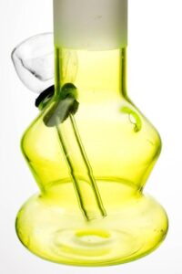 6" Two Tone Color Lime Glass Water Bong | Cheap Bongs | Free NZ Shipping