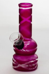 5″ color glass mini water bong