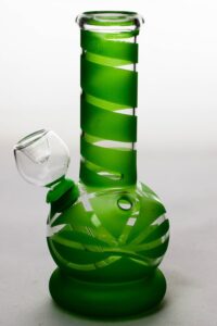 6″ glass water bong