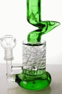 8″ honeycomb flat diffused kink bubbler