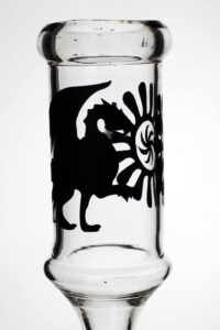 12" Color Coated Glass Bong | Heady Glass Bong For Sale | Free NZ Shipping
