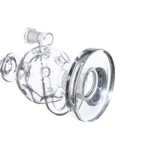 8 inch Ballsphere glass bong with Flower of Life Perc 14.5mm Joint