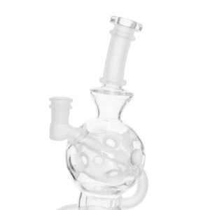 8 inch Ballsphere glass bong with Flower of Life Perc 14.5mm Joint