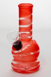 5″ color glass mini water bong