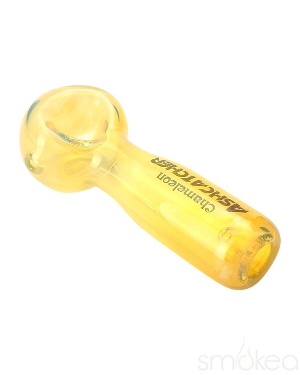Chameleon Glass Ashcatcher Slugger Spoon Pipe | Weed Bowl | Pot Pies