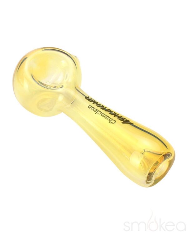 Chameleon Glass Ashcatcher Spoon Pipe | Weed Bowl | Glass Smoking Pies