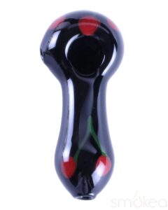 Chameleon Glass Bing-er Cherry Hand Pipe | Weed Pipe | Smoking Bowls
