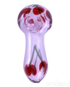 Chameleon Glass Bing-er Cherry Hand Pipe | Weed Pipe | Smoking Bowls