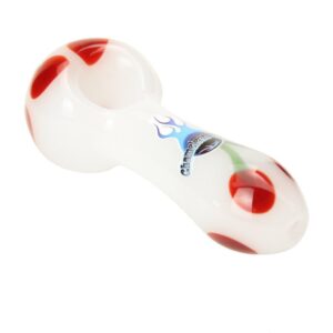 Chameleon Glass Bing-er Cherry Hand Pipe | Weed Pipe | Smoking Bowls