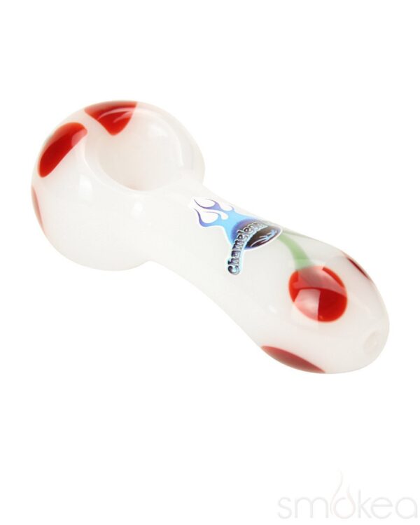Chameleon Glass Bing-er Cherry Hand Pipe | Weed Pipe | Smoking Bowls