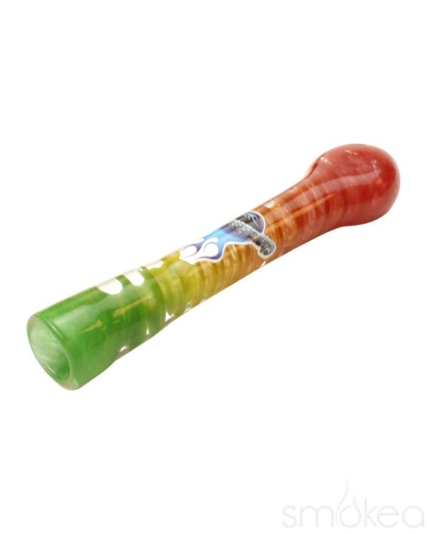 Chameleon Glass Reggae Twist Chillum Pipe | Weed Bowl | Glass Pipes