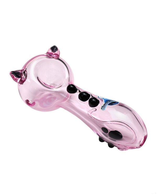 Chameleon Glass Snapchat Kitty Hand Pipe | Glass Pipes | Smoking Bowl