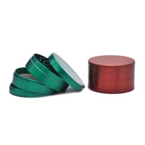 Classic Large Zinc Alloy Herb Grinder Heavy Duty 4 Layer 70Mm (3 Color)