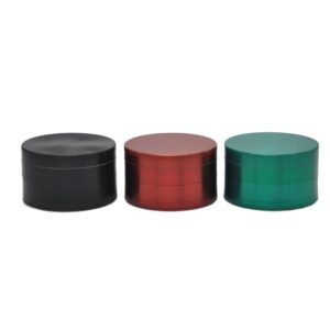 Classic Large Zinc Alloy Herb Grinder Heavy Duty 4 Layer 70Mm (3 Color)