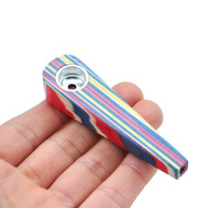 Colorful Wooden Portable Pipe | Hand Pipes For Sale | Free NZ Shipping